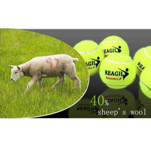 Planet Gates 3pcs/set Professional Wool Tennis Ball Training Practice Sports Ball Tournament Wool Tennis Training Accessories