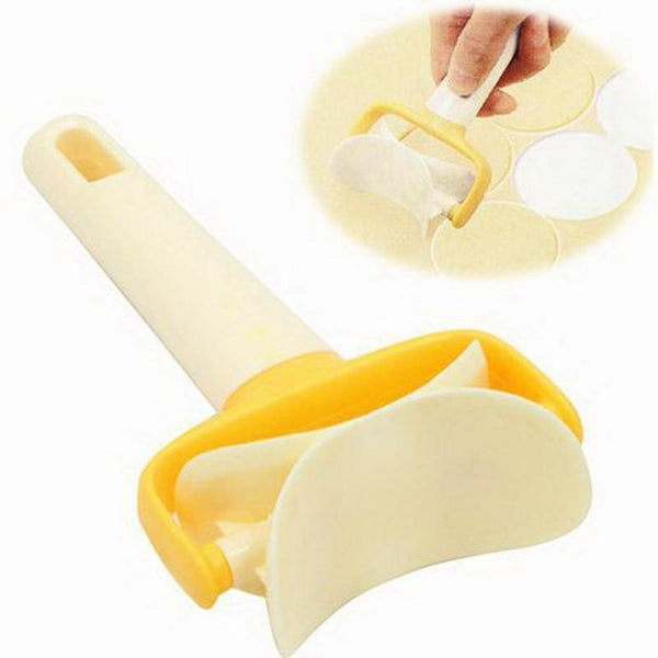 3Pcs/Set Rolling Biscuit Ravioli Cutter Kitchen Tools Rolling Crimped Circle Cutter Rolling Square Cutter