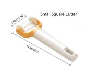 3Pcs/Set Rolling Biscuit Ravioli Cutter Kitchen Tools Rolling Crimped Circle Cutter Rolling Square Cutter