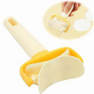 3Pcs/Set Rolling Biscuit Ravioli Cutter Kitchen Tools Rolling Crimped Circle Cutter Rolling Square Cutter