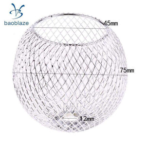 Planet Gates 3Pcs Table Lamp Shade Metal Iron Standard Lamp Shade Small Lamp Shade Chrome