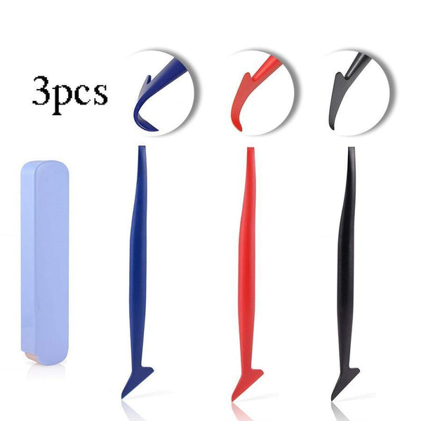 Planet Gates 3pcs Universal Car Vinyl Wrap Tuck Tools Gasket Micro Squeegee for Window Tint Application