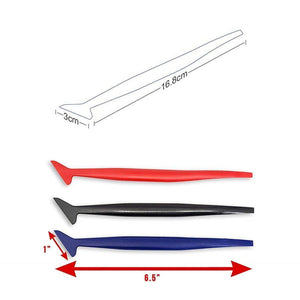 Planet Gates 3pcs Universal Car Vinyl Wrap Tuck Tools Gasket Micro Squeegee for Window Tint Application