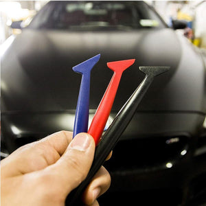 Planet Gates 3pcs Universal Car Vinyl Wrap Tuck Tools Gasket Micro Squeegee for Window Tint Application