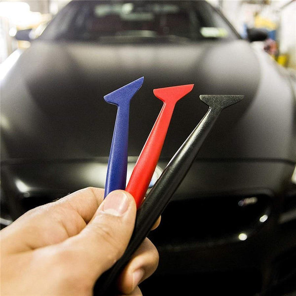 Planet Gates 3pcs Universal Car Vinyl Wrap Tuck Tools Gasket Micro Squeegee for Window Tint Application