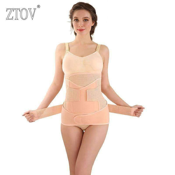 Planet Gates 3Pieces/Set Maternity Postnatal Belt After Pregnancy bandage Belly Band waist corset Pregnant Women Slim Shapers underwear