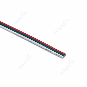 Planet Gates 3pin / 100m / 20AWG 3 Pin LED Wire 2 4 5 6 Core 22AWG Extension Cable JST Connector Electrical Wires Cable For WS2812B RGB RGBW LED Strip Automotive