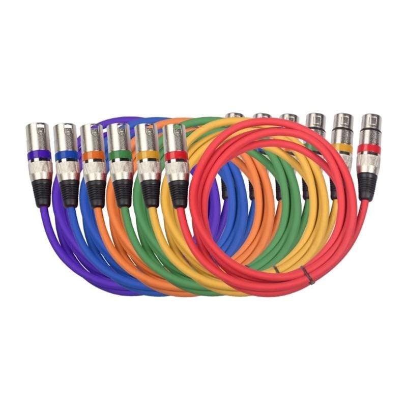 Planet Gates 3Pin XLR Cable Male to Female Canon Plug Audio Cable Shielded 1PC For Mixer Microphone Amplifier 0.3m 1m 1.8m 3m 5m 10m