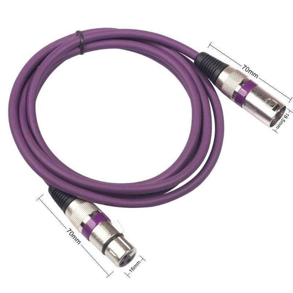 Planet Gates 3Pin XLR Cable Male to Female Canon Plug Audio Cable Shielded 1PC For Mixer Microphone Amplifier 0.3m 1m 1.8m 3m 5m 10m