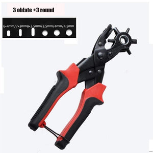 Planet Gates 3r 3 Heavy Duty Leather Belt Hole Punch Plier Eyelet Puncher Revolve Sewing Machine Bag Setter Tool Watchband Household Strap leather