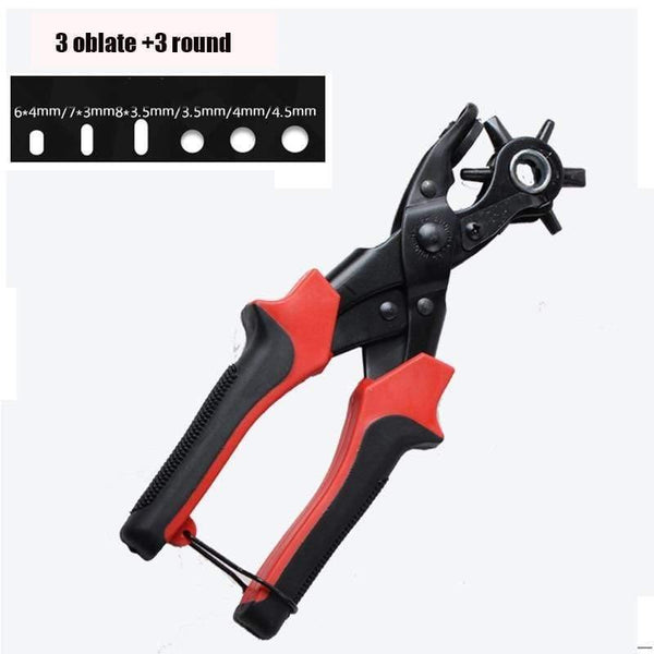 Planet Gates 3r 3 Heavy Duty Leather Belt Hole Punch Plier Eyelet Puncher Revolve Sewing Machine Bag Setter Tool Watchband Household Strap leather