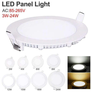 Planet Gates 3W / Round cool white TSLEEN Round Recessed Ceiling Lamp LED Panel Down Lights Home/Commercial Lighting 4W 9W 12W 24W Cool/Warm White LED Downlight