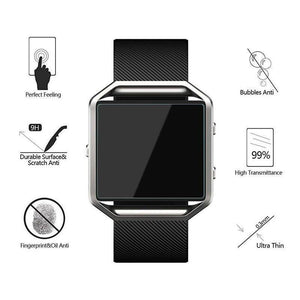 Planet Gates 3x Premium Real Tempered Glass Film Screen Protector For Fitbit Ionic Watch
