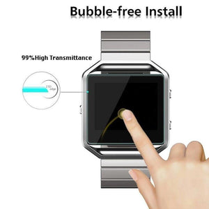 Planet Gates 3x Premium Real Tempered Glass Film Screen Protector For Fitbit Ionic Watch