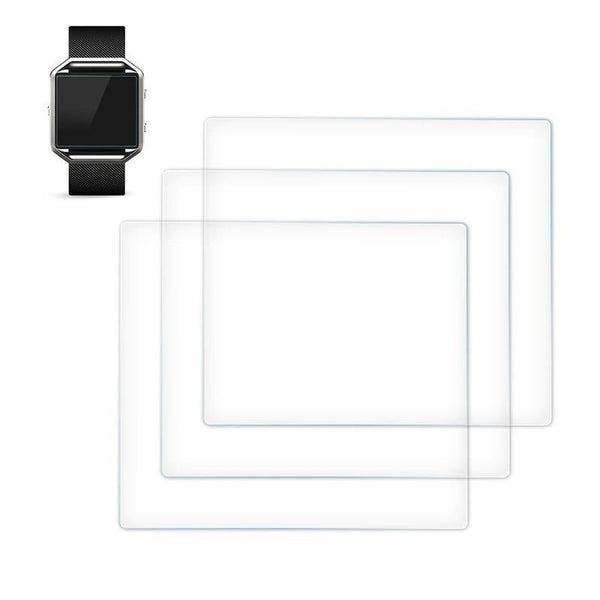 Planet Gates 3x Premium Real Tempered Glass Film Screen Protector For Fitbit Ionic Watch