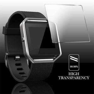Planet Gates 3x Premium Real Tempered Glass Film Screen Protector For Fitbit Ionic Watch