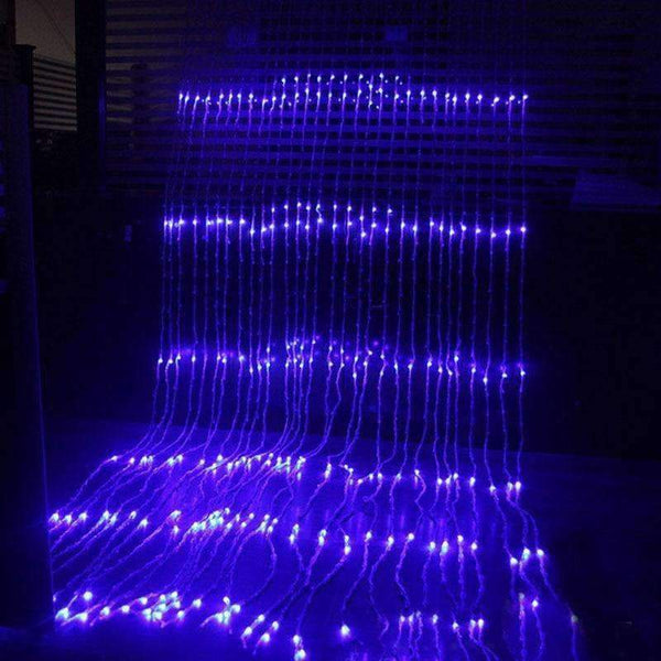 Planet Gates 3x3M 320LED Waterfall Waterproof Meteor Shower Rain LED String Lights For Holiday Light Wedding Xmas Christimas Party Decor