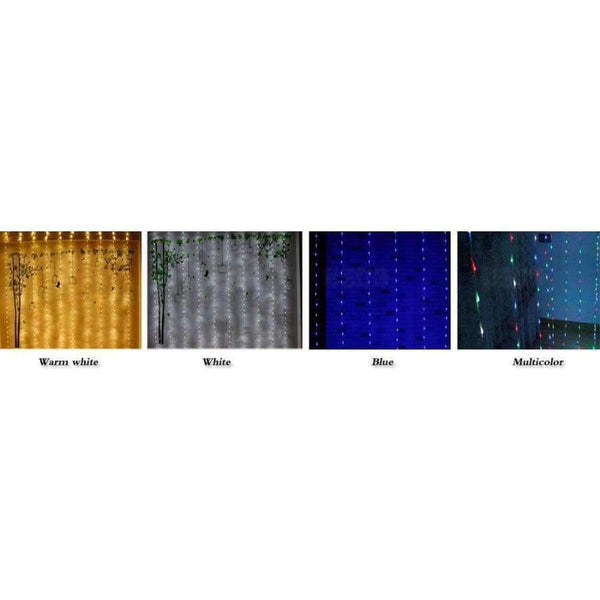 Planet Gates 3x3M 320LED Waterfall Waterproof Meteor Shower Rain LED String Lights For Holiday Light Wedding Xmas Christimas Party Decor