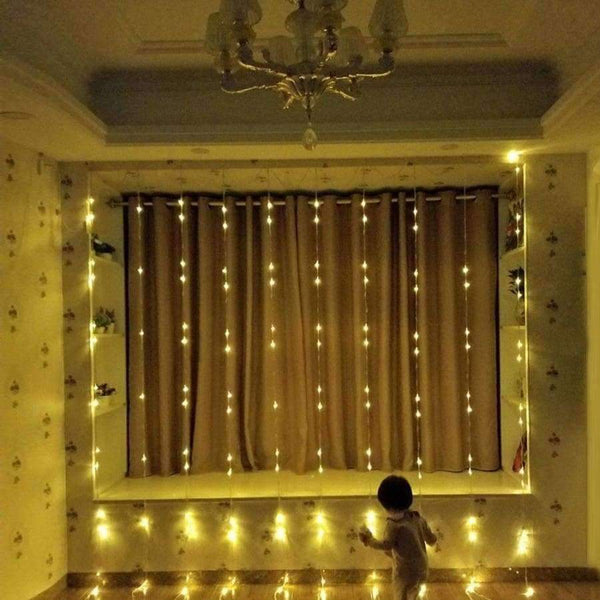 Planet Gates 3x3M 320LED Waterfall Waterproof Meteor Shower Rain LED String Lights For Holiday Light Wedding Xmas Christimas Party Decor