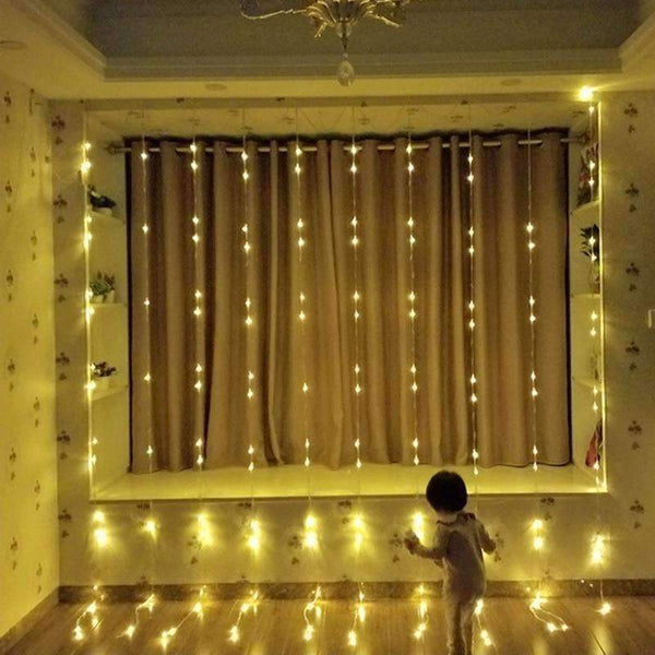 Planet Gates 3x3M 320LED Waterfall Waterproof Meteor Shower Rain LED String Lights For Holiday Light Wedding Xmas Christimas Party Decor