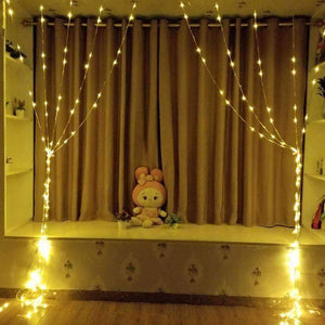 Planet Gates 3x3M 320LED Waterfall Waterproof Meteor Shower Rain LED String Lights For Holiday Light Wedding Xmas Christimas Party Decor