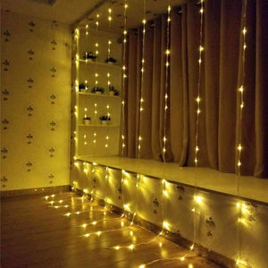 Planet Gates 3x3M 320LED Waterfall Waterproof Meteor Shower Rain LED String Lights For Holiday Light Wedding Xmas Christimas Party Decor