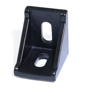 4/10 Sets 2 Hole 2020 Corner Bracket Right Angle 20Series Aluminum Brackets with Screws Nuts for Extrusion Profile with Slot 6mm