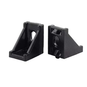 4/10 Sets 2 Hole 2020 Corner Bracket Right Angle 20Series Aluminum Brackets with Screws Nuts for Extrusion Profile with Slot 6mm