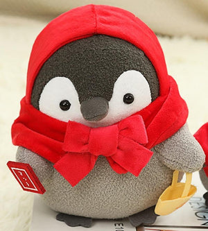Kawaii Penguin Stuffed Plush Doll Pendant Cosplay Rabbit&Panda&Tiger Toy Baby Soft Animal Penguin Doll Kids Girl Birthday Gift