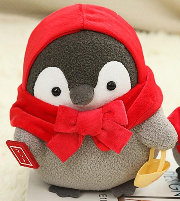 Kawaii Penguin Stuffed Plush Doll Pendant Cosplay Rabbit&Panda&Tiger Toy Baby Soft Animal Penguin Doll Kids Girl Birthday Gift