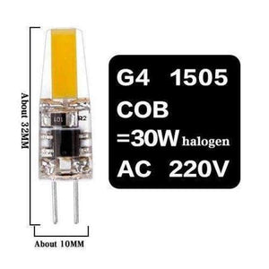 Planet Gates 4 1505 COB 3W 220V / Yes / Warm White G4 G9 E14 Led Lamp Bulb Dimming Lighting AC DC 12V 220V 3W 6W 9W COB SMD Replace Halogen Lights Spotlight Bombillas Chandelier