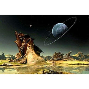 Planet Gates 4 / 20*30cm / China Diamond Painting,Starry Sky,5D,DIY,Needlework,Embroidery,Cross Stitch,Round Rhinestone,Decoration,Crafts,Fashion,Art,Gift