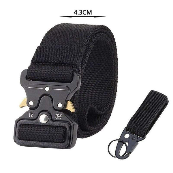 Army Tactical Belt Men's Military Nylon Belt Metal Button Army Style Jeans Belts Wide Outdoor Hunting Waist Strap Homme Ceinture