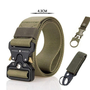 Army Tactical Belt Men's Military Nylon Belt Metal Button Army Style Jeans Belts Wide Outdoor Hunting Waist Strap Homme Ceinture