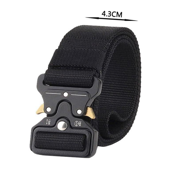 Army Tactical Belt Men's Military Nylon Belt Metal Button Army Style Jeans Belts Wide Outdoor Hunting Waist Strap Homme Ceinture