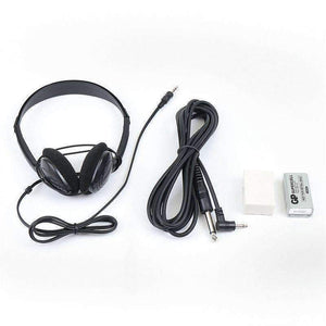 Planet Gates 4/4 Bilateral Electric Violin Fiddle Stringed Instrument Basswood with Fittings Cable Headphone Case for Music Lovers Beginners