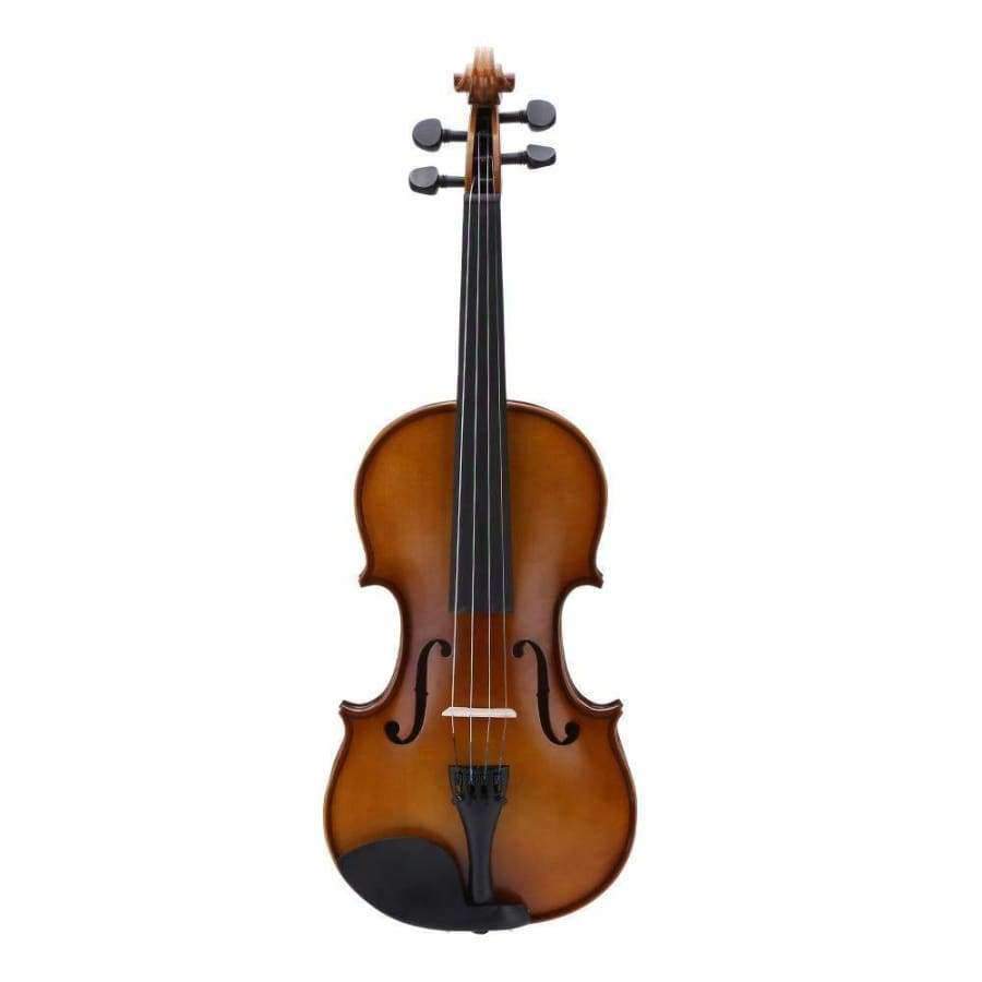 Planet Gates 4/4 Full Size Violin Fiddle Basswood Steel String Stringed Musical Instrument for Kids Beginners Circle Style Bow