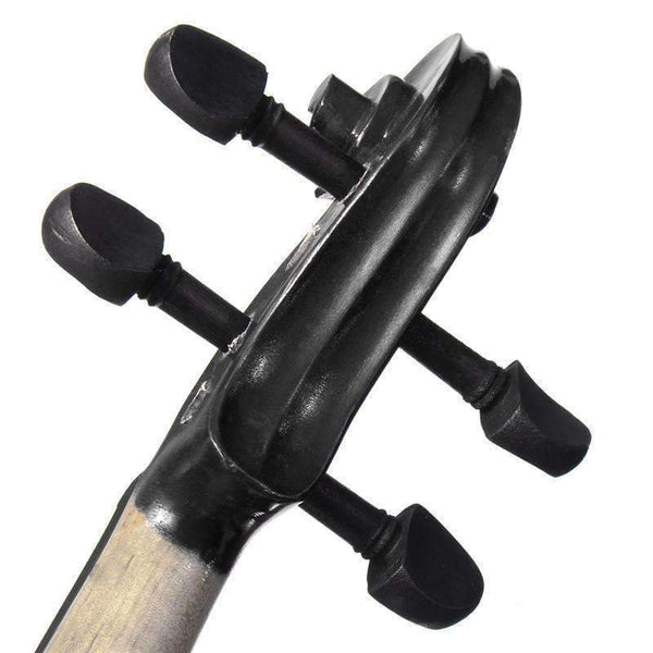 Planet Gates 4/4 Violin Natural Acoustic Basswood Face Board Violin Aluminium Alloy Tailpiece Musical Instruments with Case Rosin Foam Box