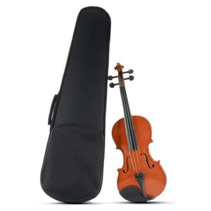 Planet Gates 4/4 Violin Natural Acoustic Basswood Face Board Violin Aluminium Alloy Tailpiece Musical Instruments with Case Rosin Foam Box