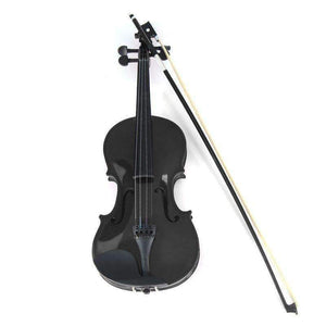 Planet Gates 4/4 Violin Natural Acoustic Basswood Face Board Violin Aluminium Alloy Tailpiece Musical Instruments with Case Rosin Foam Box