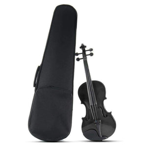Planet Gates 4/4 Violin Natural Acoustic Basswood Face Board Violin Aluminium Alloy Tailpiece Musical Instruments with Case Rosin Foam Box