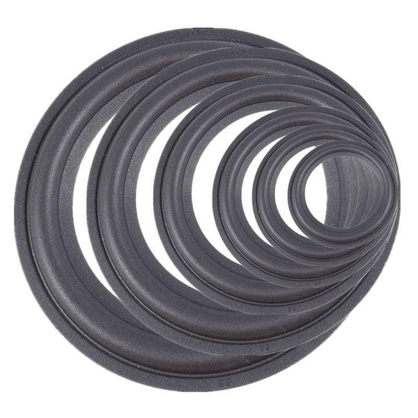 Planet Gates 4/5/6.5/8/10/12" Elastic Rubber Ring Speaker Surround Repair Foam Woofer Edge