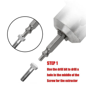 Planet Gates 4/5/6 PCS Damaged Screw Extractor Drill Bit Set Stripped Broken Screw Bolt Remover Extractor Easily Take Out Demolition Tools