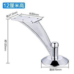5" Heavy Duty Furniture Support Feet Thicken Steel Legs For Chairs TV Cabinet Wardrobe Sofa Bed Feet Mat Hardware Accessories