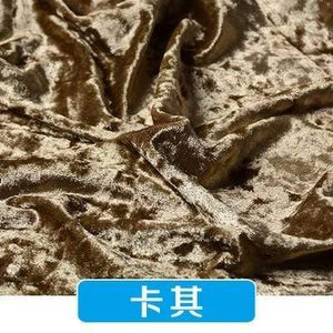 Planet Gates 4 / 50cm X 160cm Gold Velvet Diamond Luster Fabric For Dress Stretch Gentle Thin Flannel Cloth Diy Clothes Shirt Sewing Handmade Patchwork