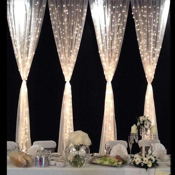 Planet Gates 4.5mX3m 300LEDs / EU Plug 220V / Multicolor Led Curtain String 4.5Mx3M 5Mx0.4-0.6M Garland 300Led 96Led Led String For Christmas Wedding Party Holiday Lights