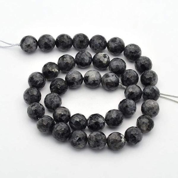 Planet Gates 4/6/10/18mm 15.7" Natural Labradorite Bead Strands Faceted Round For DIY Jewelry Accessories Finding Making Necklaces Bracelets