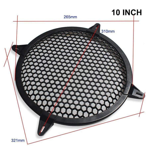 4/6/8/10/12 INCH Plastic Frame Stage Sound Speaker Mesh Protection Enclosure Net Cover Speakers Accessories