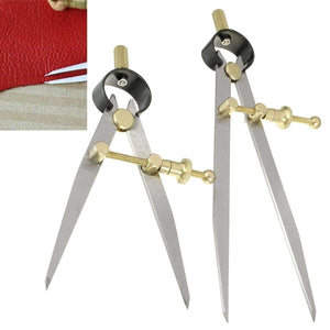 Planet Gates 4"/6" DIY Wing Divider Leather Craft Rotating Scratch Leathercraft Furniture Compasses DIY Sewing Handmade Tools