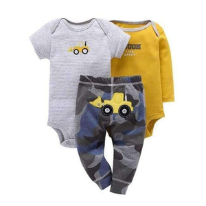 Planet Gates 4 / 6M 100% Cotton 2018 bebes 6-24M set ,baby boy clothes ,baby girl clothes,newborn 3 piece ropa  boy